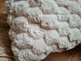 Cushion velvet taupe