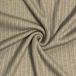 Knitted rib beige