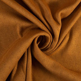 Knitted cotton jersey camel
