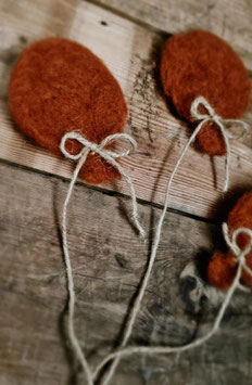 3er Set Luftballons fuchs