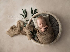 Cushion WAFFLE PIQUE rough beige