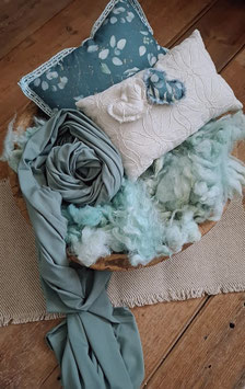 Set beige-mint 7 pcs.