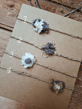 hair bands gray/white
