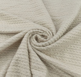 Decke Zopfmuster hellbeige