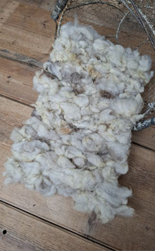 Handwoven blanket natural