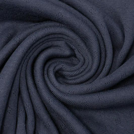 Knitted cotton jersey navy
