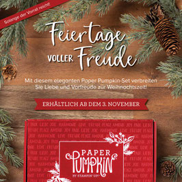 Kreativbox Feiertage voller Freude Paper Pumpkin