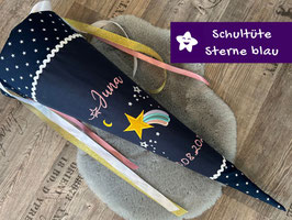 Schultüte Sternschnuppe blau