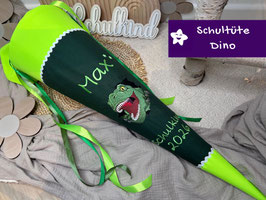 Schultüte T-Rex Kopf grün neongrün