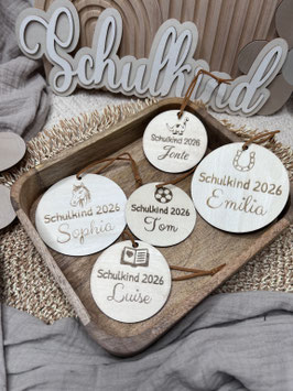 Schultütenanhänger aus Holz