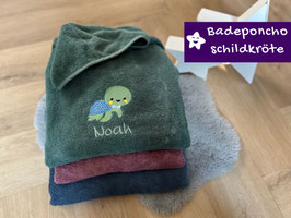 Badeponcho Schildkröte