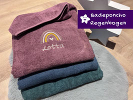 Badeponcho Regenbogen