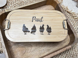 Brotdose / Lunchbox Hühner