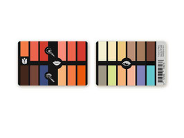 Make-up Karten-Farbpass Frühling