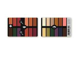 Make-up Karten-Farbpass Herbst
