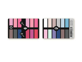 Make-up Karten-Farbpass Sommer