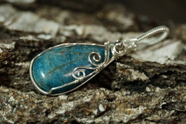Apatit, blau
