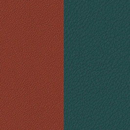 Les Georgettes | Ledereinsatz | Blau Paon/Granat | 702145899ef000