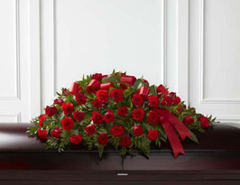 Cubre caja de rosas rojas