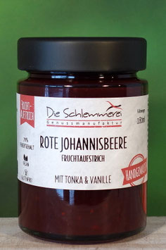 ROTE JOHANNISBEERE mit Tonka & Vanille Fruchtaufstrich 180ml