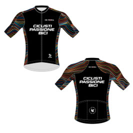 PASSIONE BICI - Maglia Fashion Black