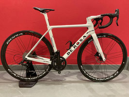 De Rosa Protos Disk bianco glitter