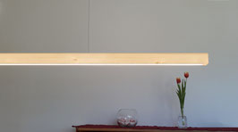 FICHTE NATUR Balkenhängeleuchte Länge 1400mm / NATURAL SPRUCE beam pendant light length 1400mm