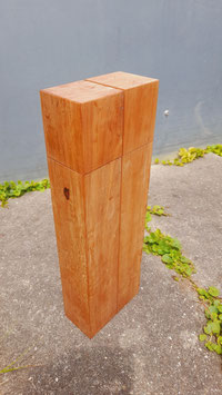 Unikat Pfeffermühle Höhe 347mm Apfelholz mit Wurmstich