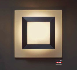 APLIQUE PARED MINI SQUARE SANDWICH GLASS 364-861430