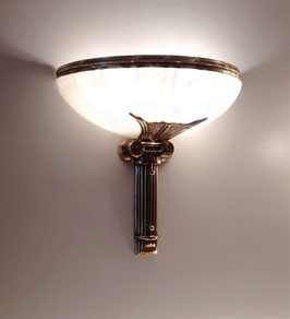 APLIQUE PARED CUERO GOLD 323-1929/C