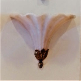 APLIQUE PARED BRONZE LILLY ALABASTER 387-18757/0