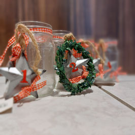 Adventsgläser 1-4