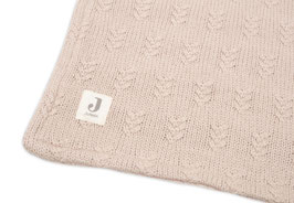 Jollein Deken - Grain Knit - Velvet- Wild Rose - 100x150 cm