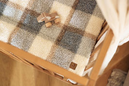 Jollein Boxkleed 75x95cm Check - Boucle