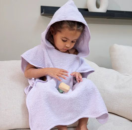Meyco Badponcho badstof Wavy - Soft Lavender