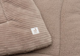 Jollein Boxkleed 75x95cm - Cloudy Rib - Milky Coffee