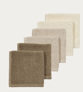 Meyco Monddoekjes badstof - Natural/Soft Sand/Taupe