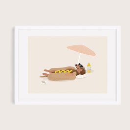 A4 Print Hot Dog