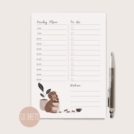 Notepad - Daily Plans 50 Sheets