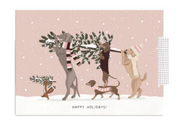 Postkarte - Christmas Preps