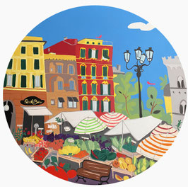 Tondo Chiavari - piazza del mercato