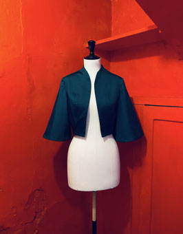 Mini veste vert