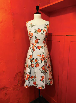 Robe Tutu gris motif Tsubaki/caméria