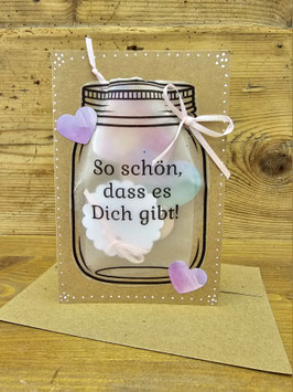 Karte mit Girlande, 015