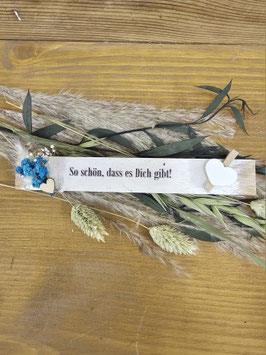 Hölzchen mit Spruch, 23