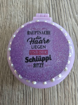 Kleine Haarbürste mit Spiegel, 63a