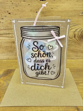 Karte mit Girlande, 011