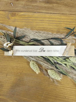 Hölzchen mit Spruch, 17