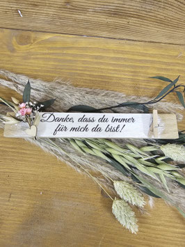Hölzchen mit Spruch, 6