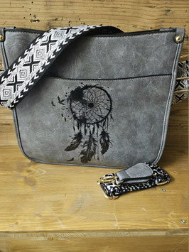 Tasche mit 2 Umhängegürtel, 300